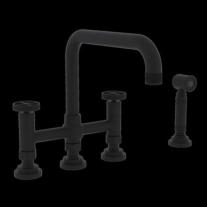 ROHL A3358WS Campo Bridge Kitchen Faucet With Side Spray