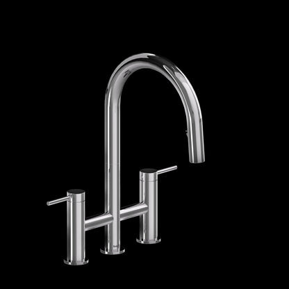 Riobel AZ400 Azure Bridge Pull-Down Kitchen Faucet