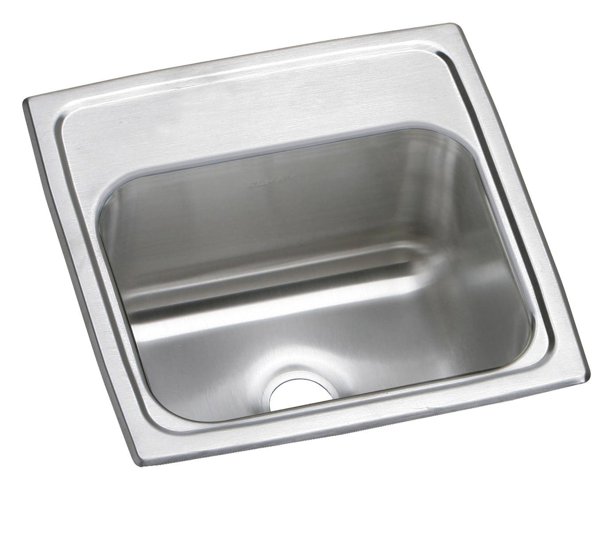 Elkay Celebrity Stainless Steel 15" x 15" x 6-1/8" MR2-Hole Single Bowl Drop-in Bar Sink