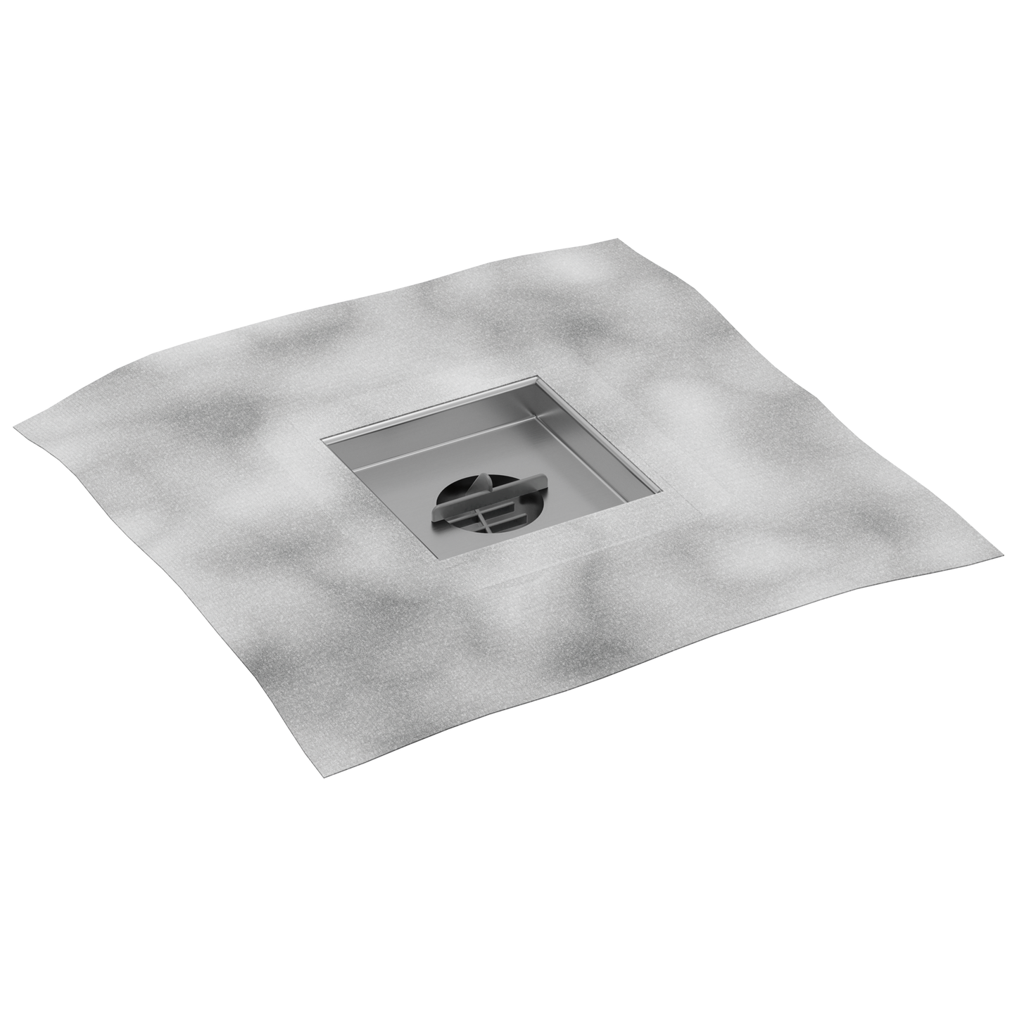 Brizo BR62400 4" Square Drain Rough