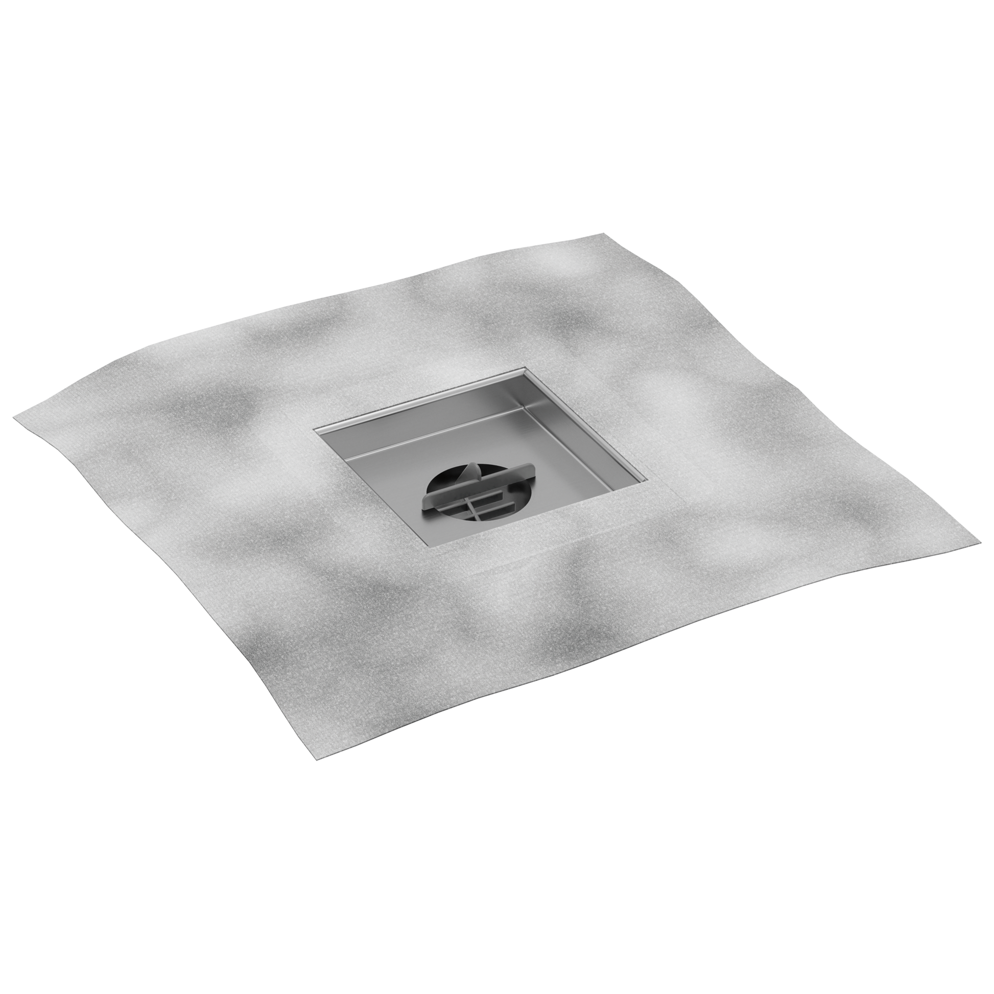 Brizo BR62400 4" Square Drain Rough