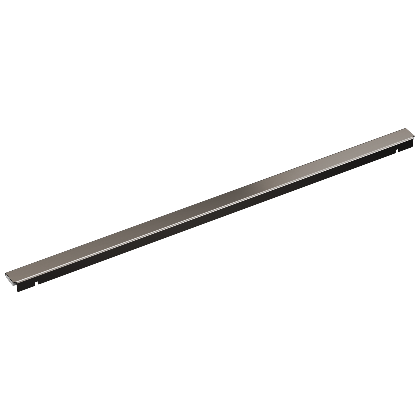 Brizo BT0732470 24" Linear Shower Drain Wall Edge - Brilliance Black Onyx