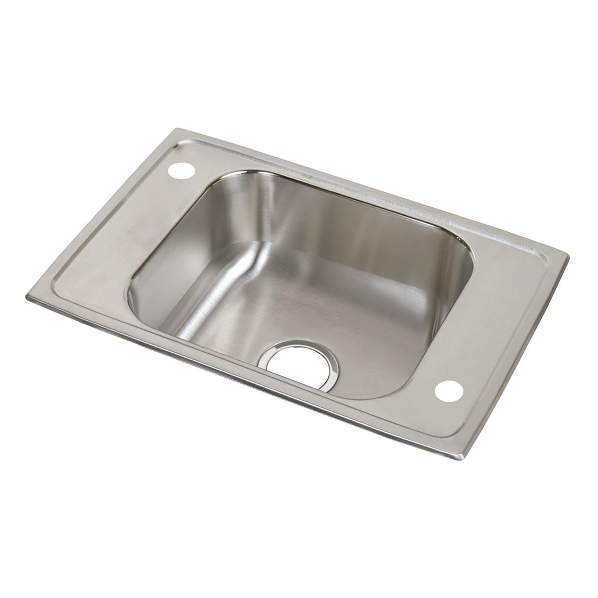 Elkay Celebrity Stainless Steel 25" x 17" x 6-7/8" 2-Hole Single Bowl Drop-in Classroom Sink