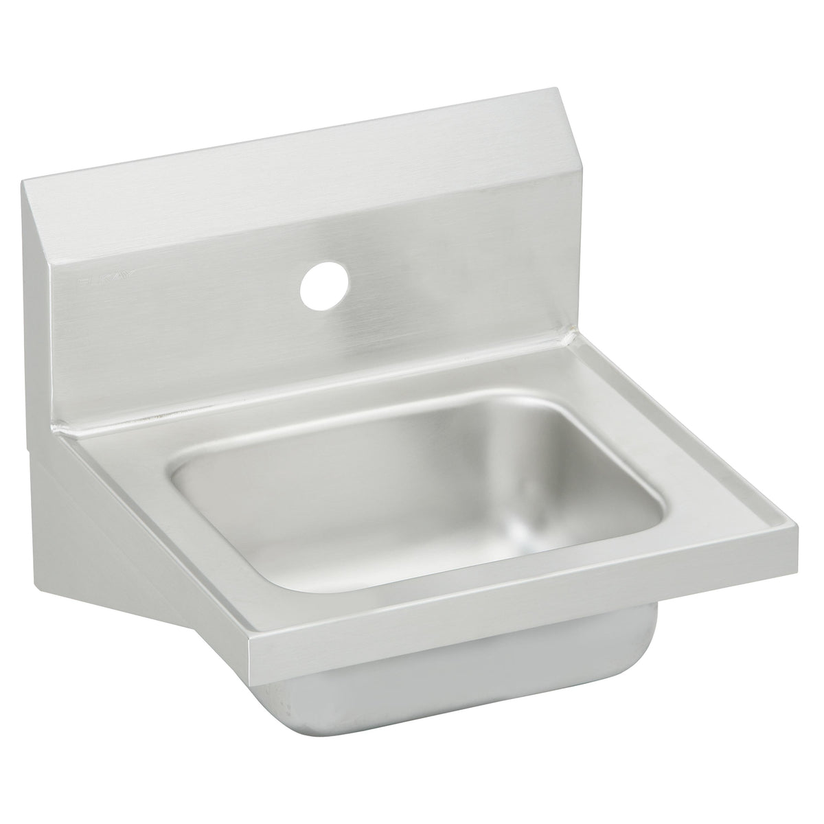 Elkay Stainless Steel 16-3/4" x 15-1/2" x 13" 1-Hole Single Bowl Wall Hung Handwash Sink
