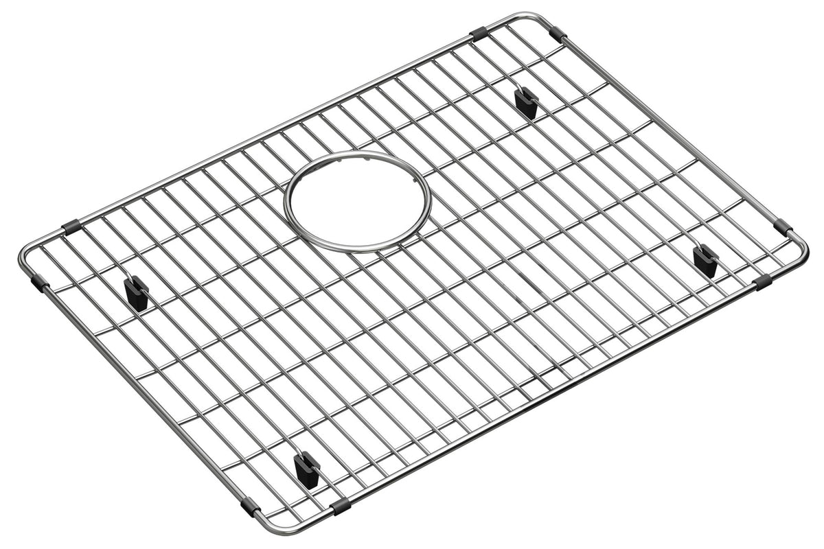 Elkay Crosstown Stainless Steel 19-3/8" x 14-1/8" x 1-1/4" Bottom Grid w/Rear Center Drain Opening
