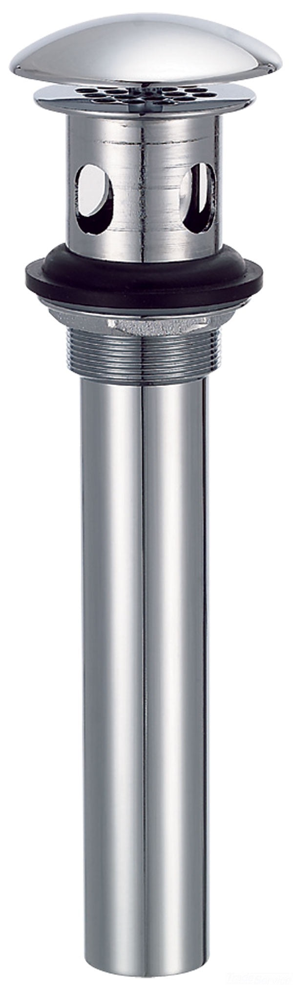 Gerber D495008 1 1/4" Drain with Overflow with Cover & Grid Strainer Chrome