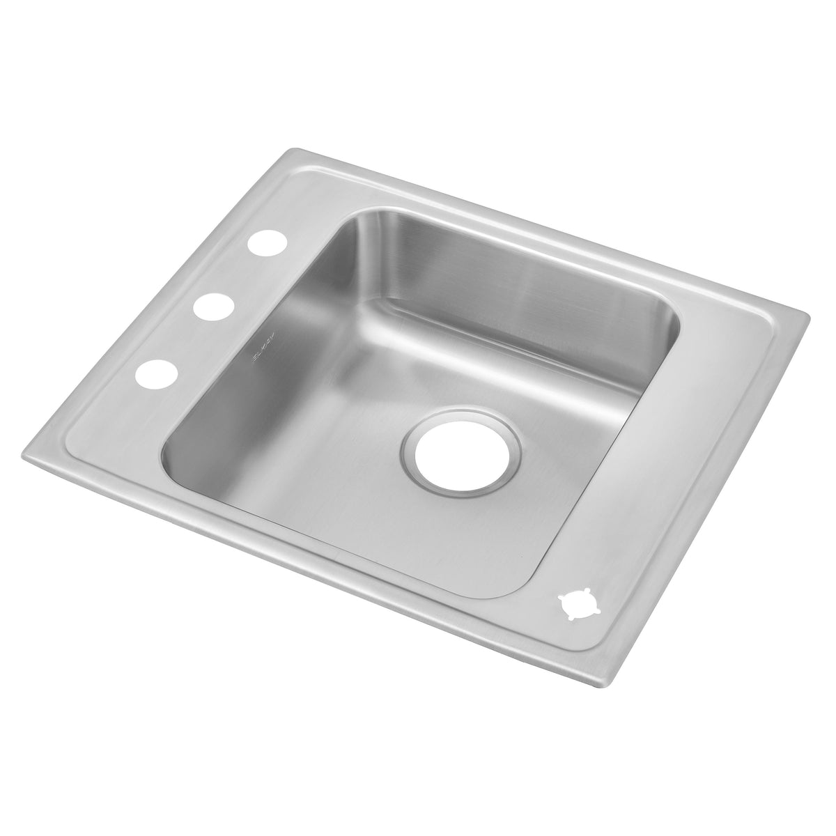 Elkay Lustertone Classic Stainless Steel 22" x 19-1/2" x 6" Single Bowl Drop-in Classroom ADA Sink