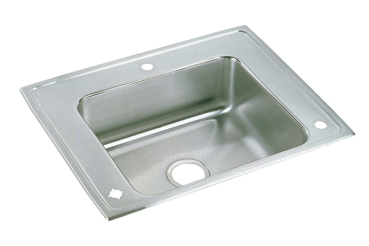 Elkay Lustertone Classic Stainless Steel 28" x 22" x 7-5/8" Single Bowl Drop-in Classroom Sink