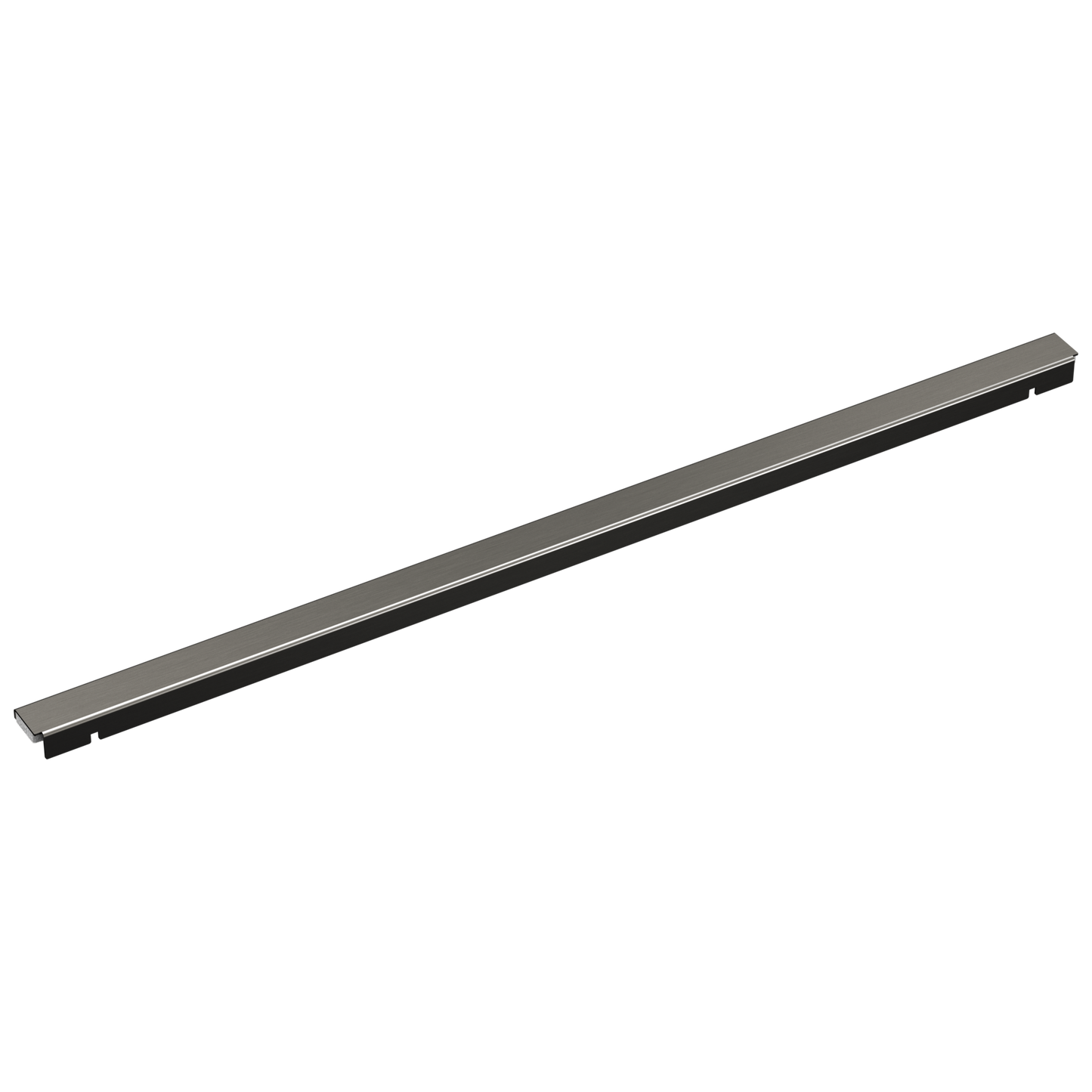 Delta DT0732470 24" Linear Shower Drain Wall Edge - Black Stainless
