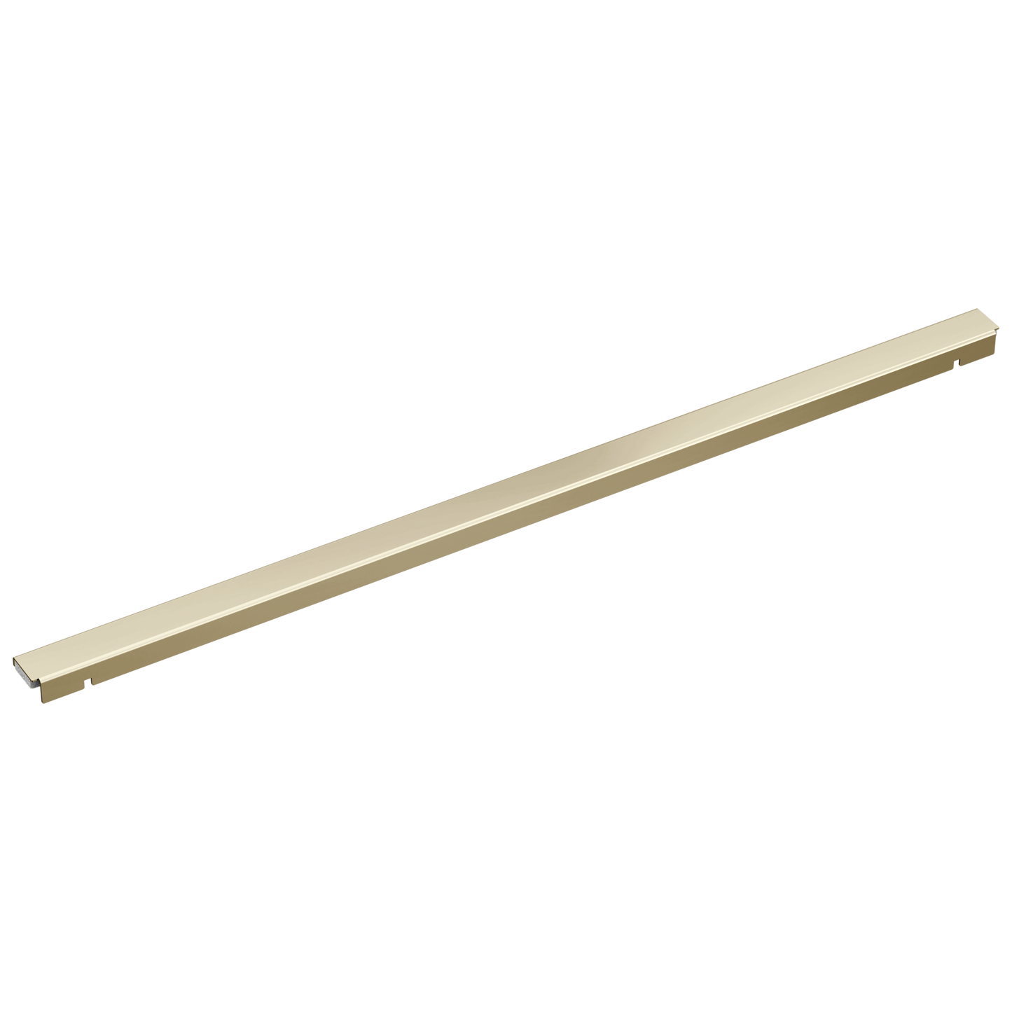 Delta DT0732470 24" Linear Shower Drain Wall Edge - Polished Nickel