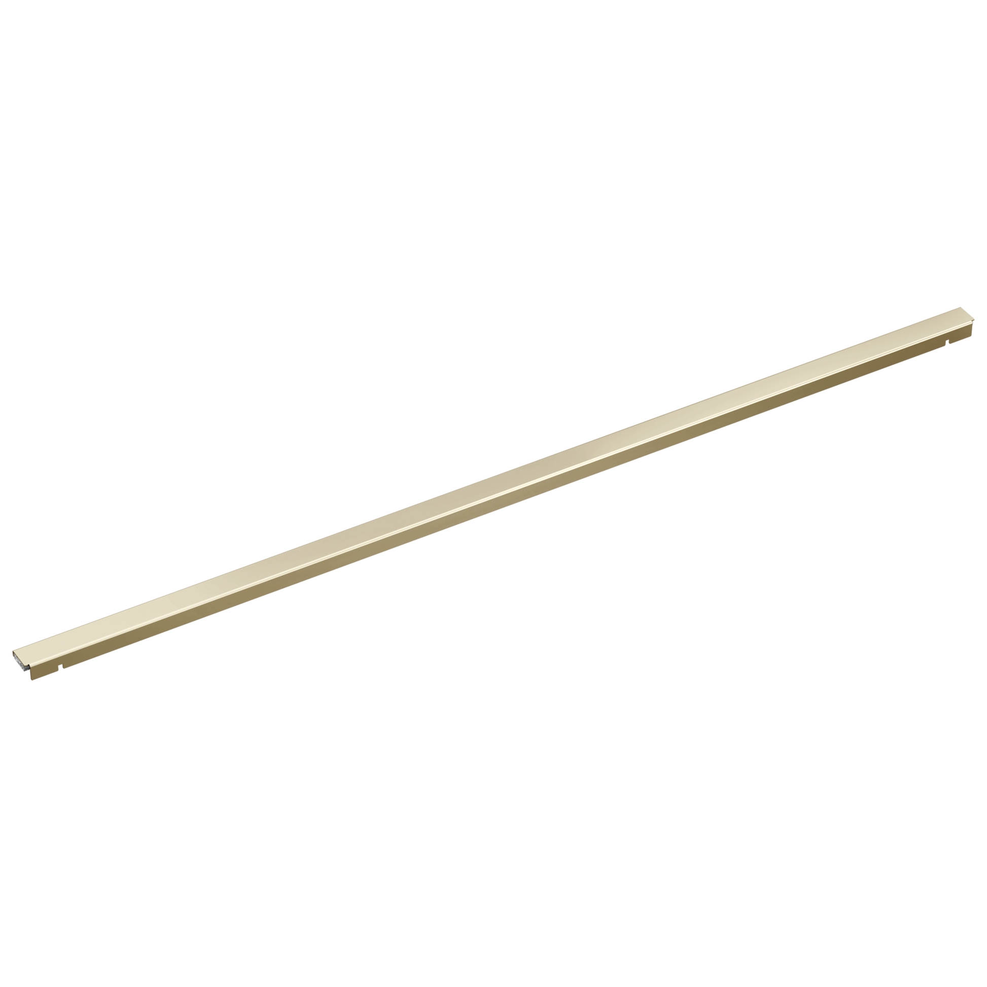 Delta DT0733670 36" Linear Shower Drain Wall Edge - Polished Nickel