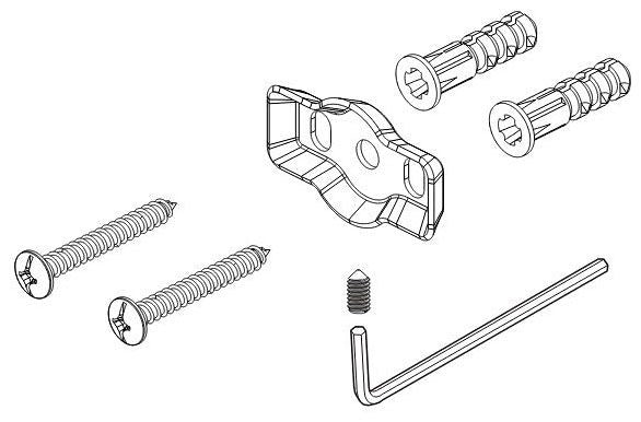 Delta Vero RP100088 Mounting Bracket with Screws