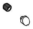 Delta Everly RP100189SP Button and Set Screw
