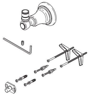 Brizo Rook RP100199PC Slide Bar Bracket