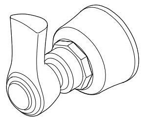 Brizo Rook RP100338RB Diverter Handle - Lever
