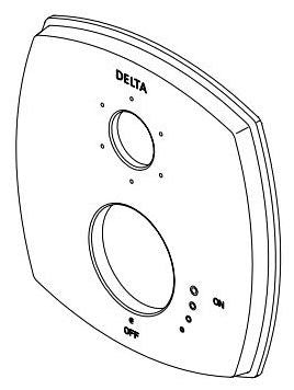 Delta RP100390RB Escutcheon - Div Trim 3-Setting 27S/ 27T