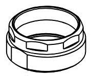 Delta Stryke RP100403 Handle Nut - Roman Tub