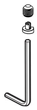 Delta Stryke RP100415CZ Screw & Screw Cover - WM Bath Faucet