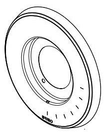 Brizo Levoir RP100424NK Thermostatic Valve Trim Escutcheon
