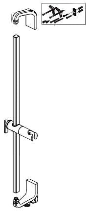 Brizo Levoir RP100435PC Slide Bar Assembly