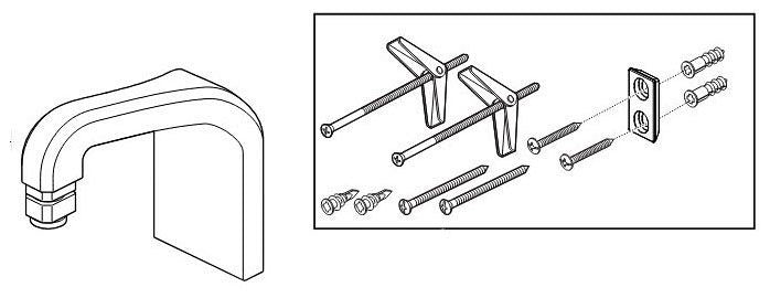 Brizo Levoir RP100437PN Bracket - Slidebar
