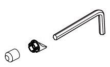 Brizo Levoir RP100443PN Screw, Cover and Wrench