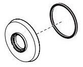 Brizo Levoir RP100450PC Handle Base and Gasket