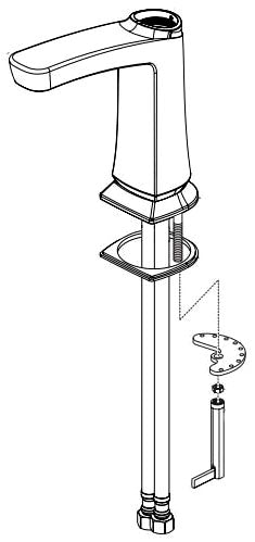 Delta Vesna RP100478SP Flange and Gasket 1 Hole