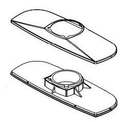 Delta Vesna RP100479SP Escutcheon and Baseplate