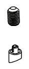 Brizo Rook RP100570PC Button & Set Screw