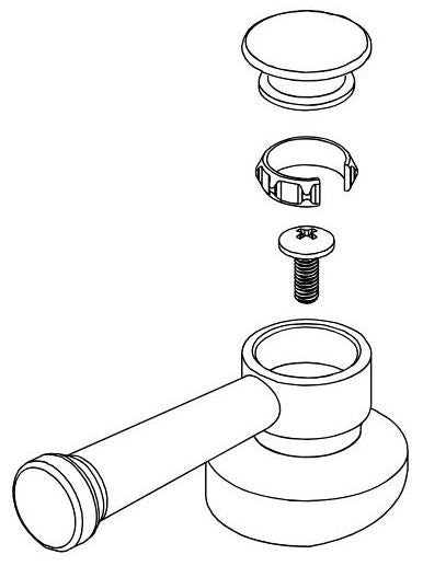 Brizo Atavis RP100598PC Handle Cap Screw & Bushing