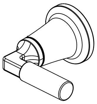 Delta RP100715SS Two Metal Lever Handle Kit - Wall Mount Tub (Pair)