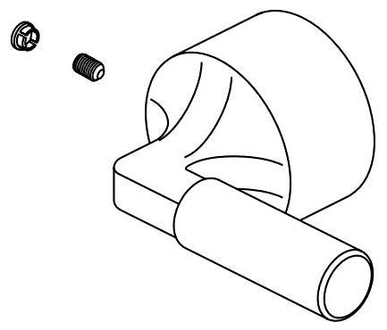 Delta RP100724PN Single Metal Lever Handle Assembly - 14 Series
