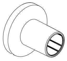 Delta Universal Showering Components RP100810SSPR Round Lower Escutcheon