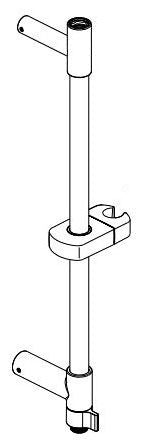 Delta Universal Showering Components RP100814BL Round Shower Column