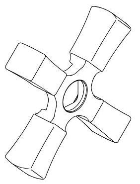 Delta Dorval RP100893BL Cross Handle Blade
