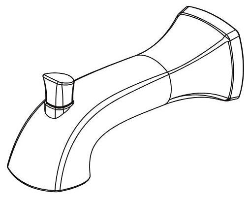 Peerless Parkwood RP100986BL Tub Spout