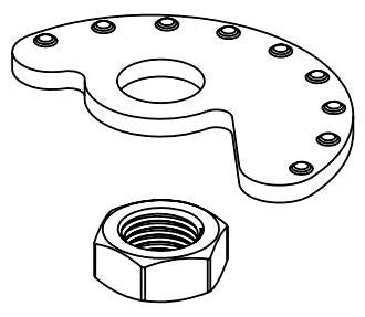 Brizo RP101113 Nut & Mounting Bracket