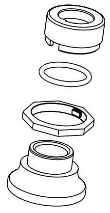 Brizo Rook RP101132PC Spout Tip