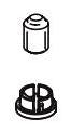 Brizo Invari RP101149NK Screw-Set, Button & Wrench
