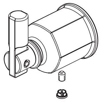 Brizo Invari RP101154PG Valve with Diverter Trim - Diverter Lever Handle