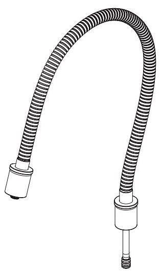Brizo Essential Shower RP101163PN Slide Bar Shower Arm Hose Assembly