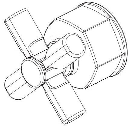 Brizo Invari RP101177PC Pressure Balance Valve with Diverter Trim - Cross Handle