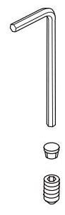 Brizo Invari RP101181PN Set Screw, Button & Wrench