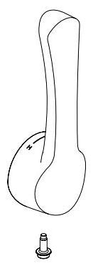 Delta Owendale RP101219 Handle, Button and Screw