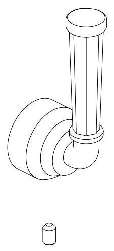 Brizo RP101245GL Handle - Rook