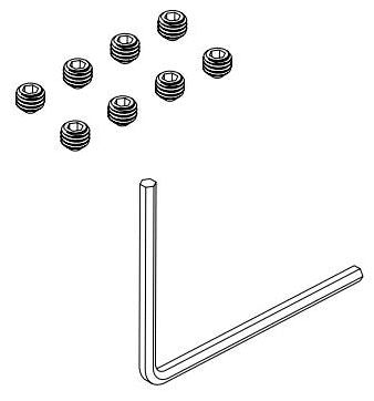 Brizo RP101262 Set Screws and Wrench