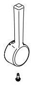 Delta Lenta RP101315PC Handle Assembly