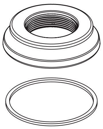 Peerless Elmhurst RP101320 Handle flange asm