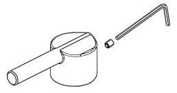 Delta Nicoli RP101370PC Handle Kit